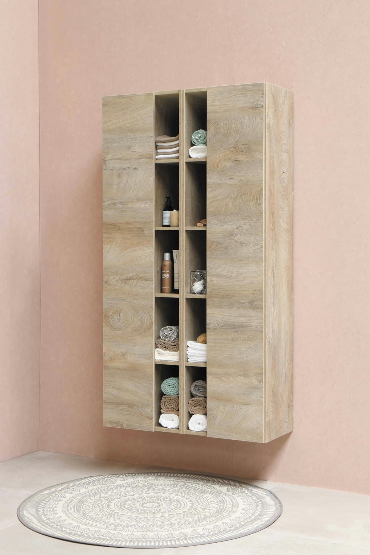 Tall custom cabinet with flawless sprayed finish